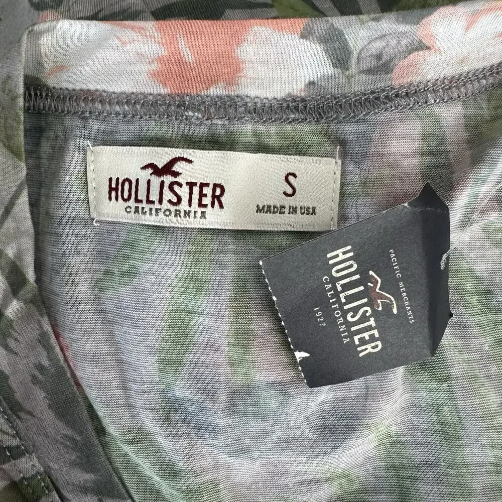 hollister floral sleeveless Rookie 01 tank top cami Size S